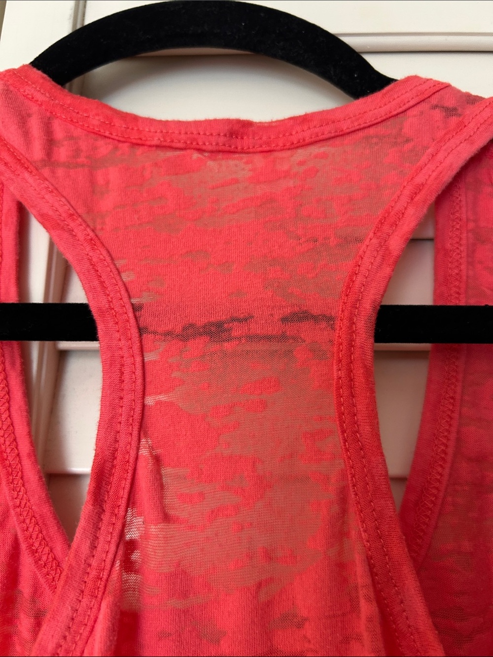 Pink "Namastay In Bed" Graphic Racerback Tank Top Size S - Picture 4 of 4
